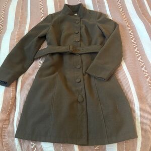 Modcloth Classic Brown Trench Coat